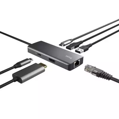Trust Dalyx USB Type-C 1000 Mbit s Argent