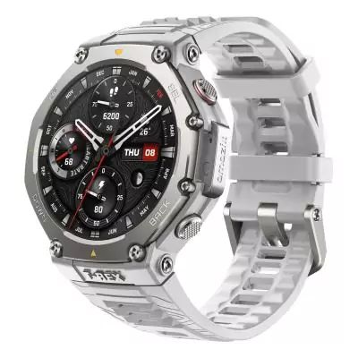 Amazfit T-Rex 3 3,81 cm (1.5") AMOLED Numérique 480 x 480 pixels Écran tactile Acier inoxydable GPS (satellite)