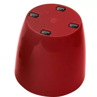 Cache-pot brillant - GARDEN ID - Shiny Rouge avec roulettes - 30 x 27 Cache-pot brillant - GARDEN ID - Shiny Rouge avec roulettes - 30 x 27