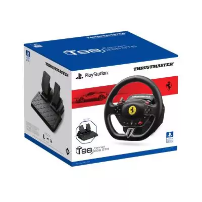 Thrustmaster T98-P FERRARI 296 GTB Noir Volant + pédales PC, PlayStation 4, PlayStation 5