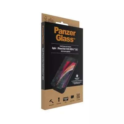 PanzerGlass ® Screen Protector iPhone 8 | 7 | 6s | 6 | SE (2020 2022) | Standard Fit Protection d'écran transparent Apple 1