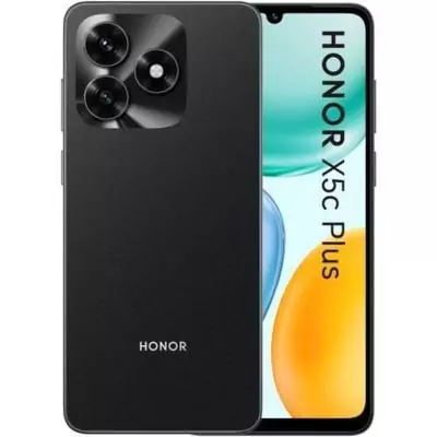 Smartphone Honor X5c Plus 6,74" Octa Core 4GB RAM 128GB Noir | Écran Large et Performances Puissantes