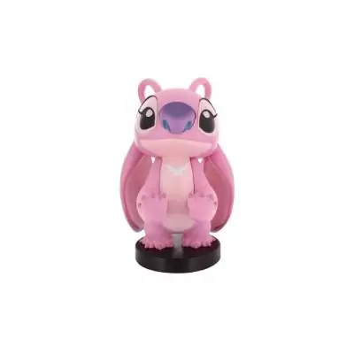 Figurine Disney Stitch Angel - EXQUISITE GAMING - Cable Guys - Support écouteurs, smartphone ou petit accessoire - 20 cm