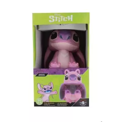 Figurine Disney Stitch Angel - EXQUISITE GAMING - Cable Guys - Support écouteurs, smartphone ou petit accessoire - 20 cm