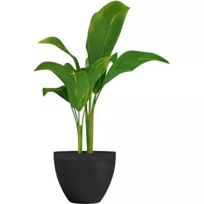 Pot de fleurs - GARDEN ID - Green Care Impact Noir-Anth - 30 x 26 cm - Pot de fleurs - GARDEN ID - Green Care Impact Noir-Anth - 30 x 26 cm -