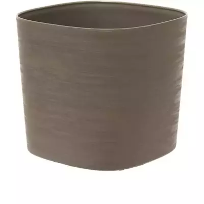 Pot avec réserve d'eau - GARDEN ID Respect - Taupe 30 x 30 cm - 100% Pot avec réserve d'eau - GARDEN ID Respect - Taupe 30 x 30 cm - 100%