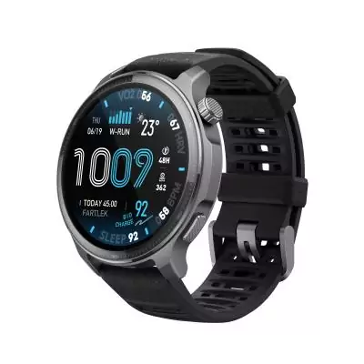 Amazfit Balance 2 XT 3,81 cm (1.5") AMOLED Numérique 480 x 480 pixels Écran tactile Noir Wifi GPS (satellite)