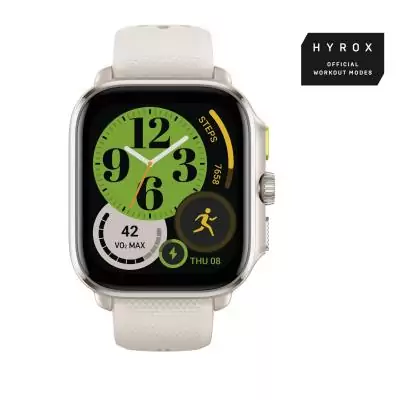 Amazfit Cheetah 4,45 cm (1.75") AMOLED Numérique 390 x 450 pixels Écran tactile Blanc GPS (satellite)