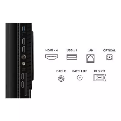 TCL P8K 65P8K TV 165,1 cm (65") 4K Ultra HD Smart TV Wifi Métallique 350 cd m²