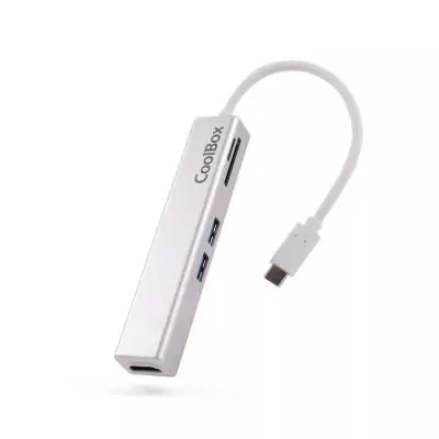 CoolBox miniDock USB-C Lite Avec fil USB 3.2 Gen 1 (3.1 Gen 1) Type-C Blanc