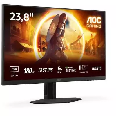 Écran PC Gamer AOC 23,8'' QHD 180Hz Fast IPS 0,5ms - Q24G4RE Démarquez-vous avec cet écran gamer haute performance!
