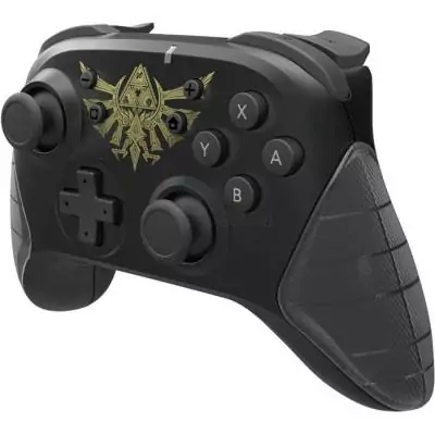 Manette de jeu - Nintendo Switch - The Legend of Zelda - Sans fil - Noir - Horipad - Autonomie 15 h - Hori