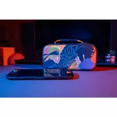 Housse de protection pour Nintendo Switch 2 Konix Naruto Shippuden Noir et orange - Range tes accessoires avec style