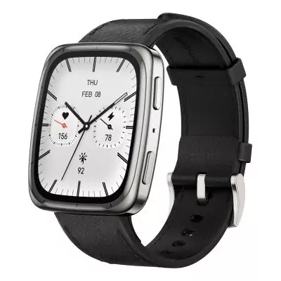 Amazfit Active 2 4,45 cm (1.75") AMOLED Numérique 390 x 450 pixels Écran tactile Acier inoxydable