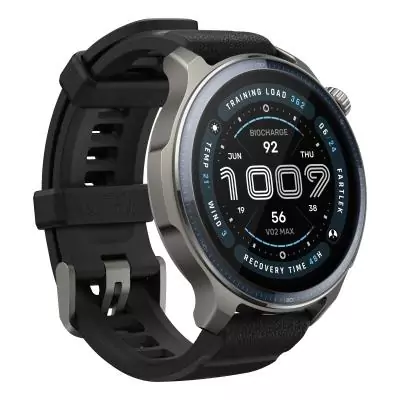 Amazfit Balance 2 3,81 cm (1.5") AMOLED Numérique 480 x 480 pixels Écran tactile Gris Wifi GPS (satellite)