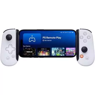 Manette de jeu Backbone One PlayStation Edition - Blanc - Compatible iPhone - Filaire Lightning - Confort de jeu optimal