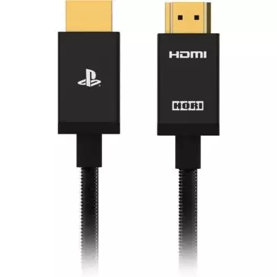 Câble HDMI 2.1 Hori PlayStation - Ultra haute vitesse pour PS5 - 8K, 4K, HDR - 2m Noir