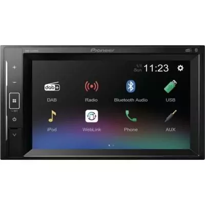 Autoradio Pioneer 2DIN avec Ecran 6,2'' DAB USB - Vue caméra recul