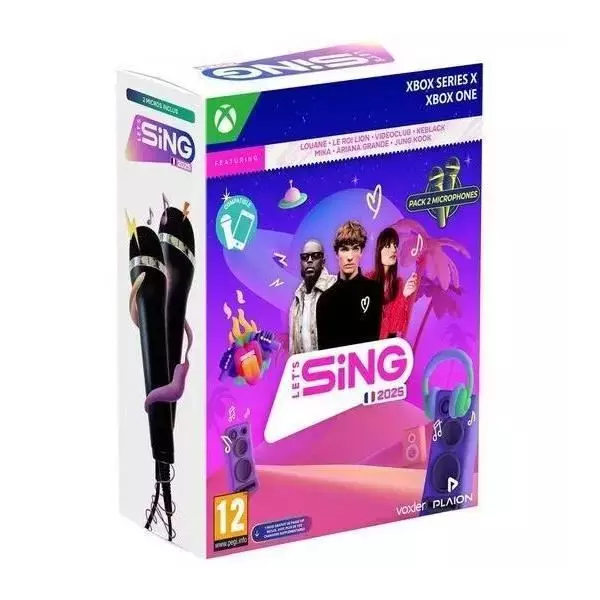 Let's Sing 2025 + 2 Micros - Jeu Xbox Series X