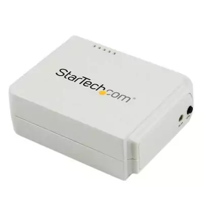StarTech.com Serveur d'impression USB 2.0 sans fil N avec port Ethernet 10 100 Mb s - 802.11 b g n