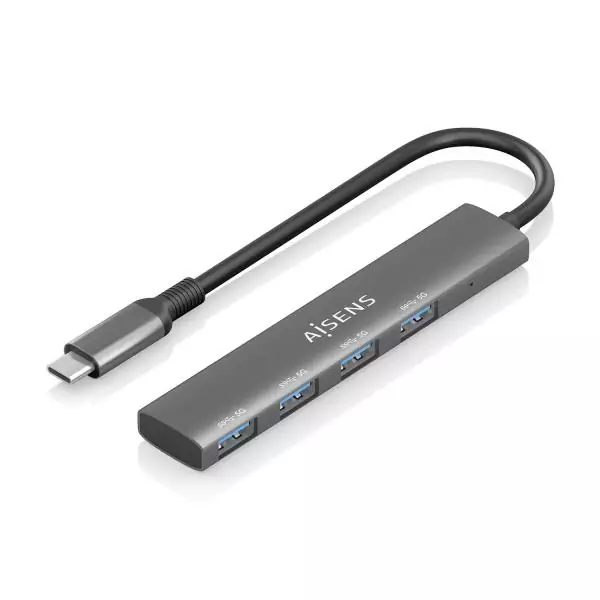 Hub USB Aisens CPNT Gris