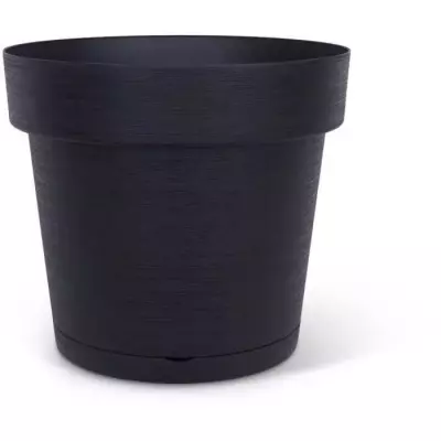 Pot de fleur avec réserve d'eau - GARDEN ID Glamour Anthracite 40 cm Pot de fleur avec réserve d'eau - GARDEN ID Glamour Anthracite 40 cm