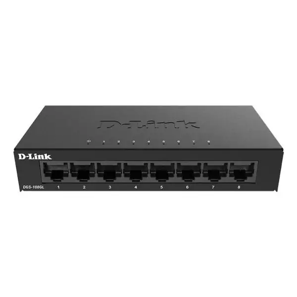Switch D-Link DGS-108GL Noir