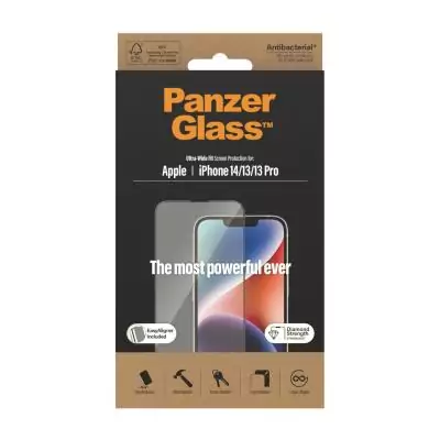 PanzerGlass ® Screen Protector iPhone 14 | 13 | 13 Pro | Ultra-Wide Fit w. EasyAligner Protection d'écran transparent Apple 1
