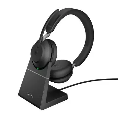 Jabra Evolve2 65 Casque Sans fil Arceau Bureau Centre d'appels USB Type-A Bluetooth Socle de chargement Noir