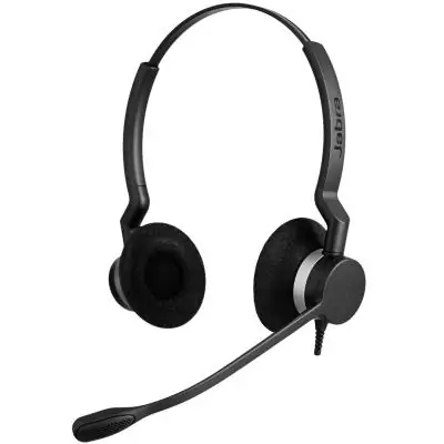 Jabra Biz 2300 Casque Avec fil Arceau Bureau Centre d'appels USB Type-A Noir