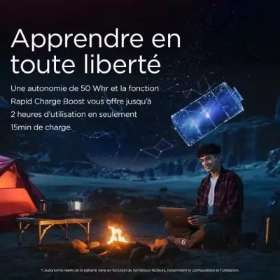 PC portable performant LENOVO IdeaPad Slim 3 15Q8X10 | Windows 11 - 15,3 WUXGA IPS - Snapdragon X X1-26-100 - RAM 16 Go - SSD 51