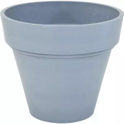 Pot - MEGA COLLECTIONS - Bac à Fleurs Ecostone - Ø 35 cm - H 30 cm - Gris Pot - MEGA COLLECTIONS - Bac à Fleurs Ecostone - Ø 35 cm - H 30 cm - Gris