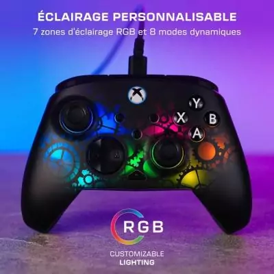Manette de jeu - Xbox & PC - Afterglow Ignite - RGB Filaire - Time Machine - Turtle Beach