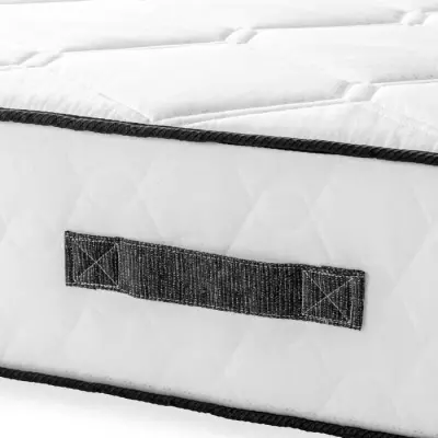 Ensemble Matelas + Sommier 140x190 cm - 570 Ressorts ensachés - Équilibré - DEKO DREAM Ensemble Matelas + Sommier 140x190 cm - 570 Ressorts ensachés - Équilibré - DEKO DREAM
