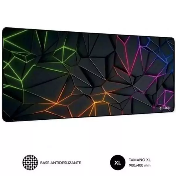 Tapis de Souris Subblim Neon Obsidian XL