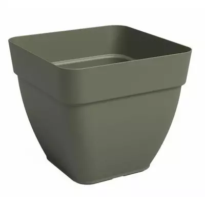 Pot de fleur ARTEVASI CAPRI CAMPANA Carrée Vert sec - 37 x 38 x 34 cm