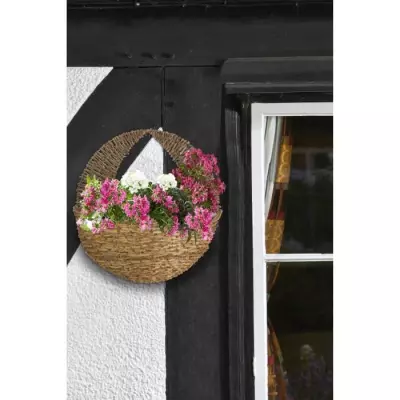 Corbeille Murale Campagne 41cm - Déco Jardinière Fleurs Corbeille Murale Campagne 41cm - Déco Jardinière Fleurs