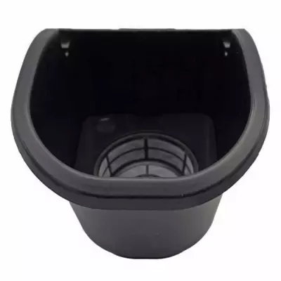 Kit mural de pots 1L - Jardinière murale noire - H 15 x L 60 cm