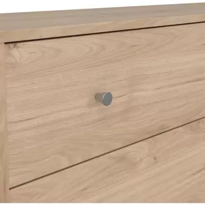 Commode OREGON 2x 3 tiroirs - Chene - L143 x P30 x H68 cm