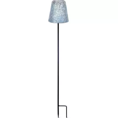 Lampe solaire Garden ID Argent - Éclairage autonome 6-8h