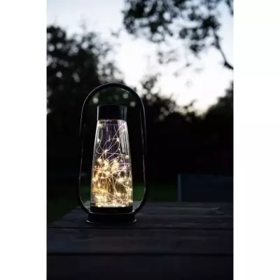 Balise solaire Garden ID Noir - Éclairage autonome et pratique