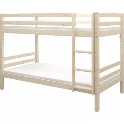 Lits superposés séparables enfant en pin massif naturel - 2x90x190 cm