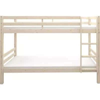Lits superposés séparables enfant en pin massif naturel - 2x90x190 cm