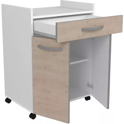 Desserte de cuisine OSLO 60 cm Chêne - Fabriqué en France
