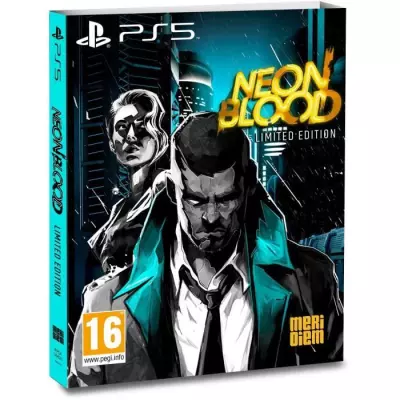 Neon Blood - Jeu PS5 - Édition Limitée - Dimensions du Colis: 14 x 17 x 2