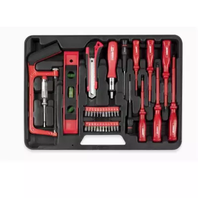 MEISTER Coffret à outils 60 pièces compact et complet MEISTER Coffret à outils 60 pièces compact et complet