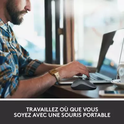 Souris Logitech M185 : compacte, sans fil et ambidextre