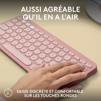 Clavier Logitech Pebble Keys 2 K380s - Le choix rose parfait
