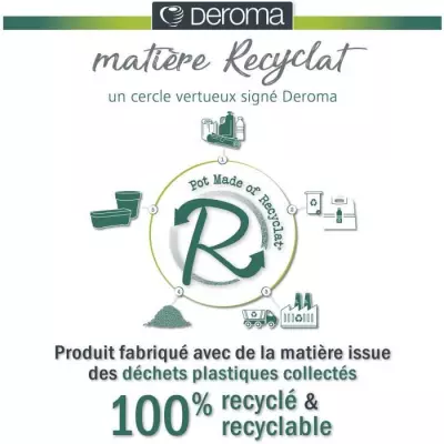Jardinière DEROMA Muret Save R 75L Gris foncé Jardinière DEROMA Muret Save R 75L Gris foncé
