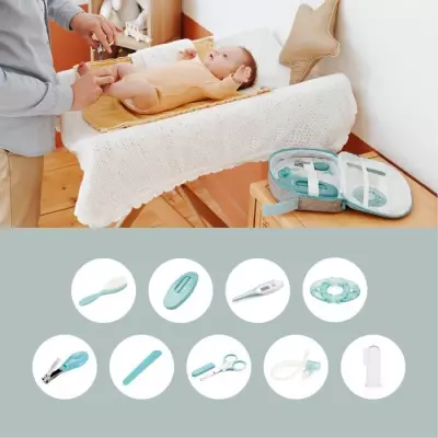 Ensemble de soin pour bébé Babymoov avec 9 accessoires et thermomètre digital Ensemble de soin pour bébé Babymoov avec 9 accessoires et thermomètre digital